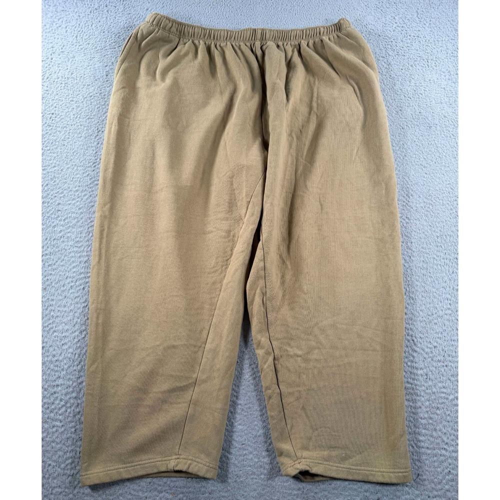 King‎ Size Sweatpants Men's 2XL Brown Fleece Drawstring Lounge Pants 3 Pockets